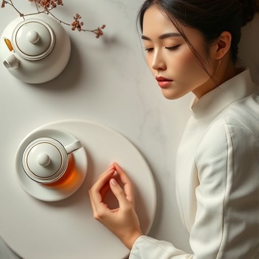 精致茶具的优雅呈现