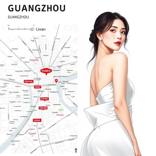 广州地图标注不同区域品茶特色