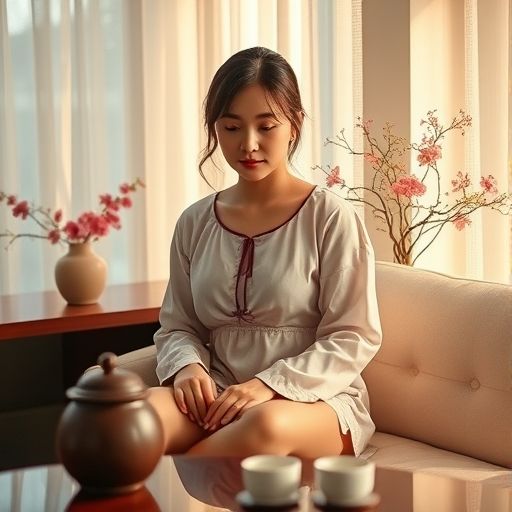 深圳福田品茶茶室唯美场景