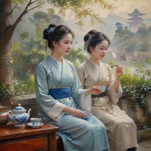 老街巷中的茶肆招牌