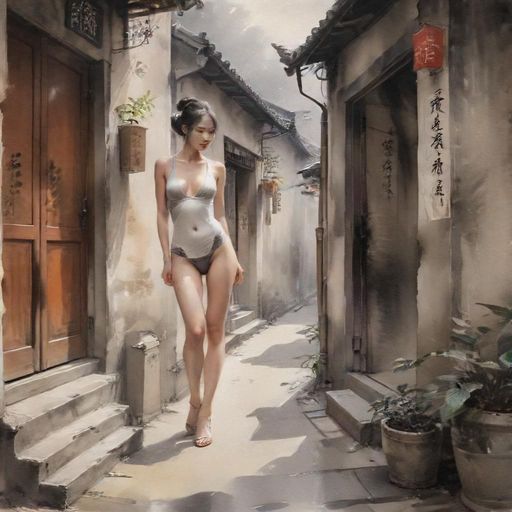 隐匿在巷弄中的茶室入口