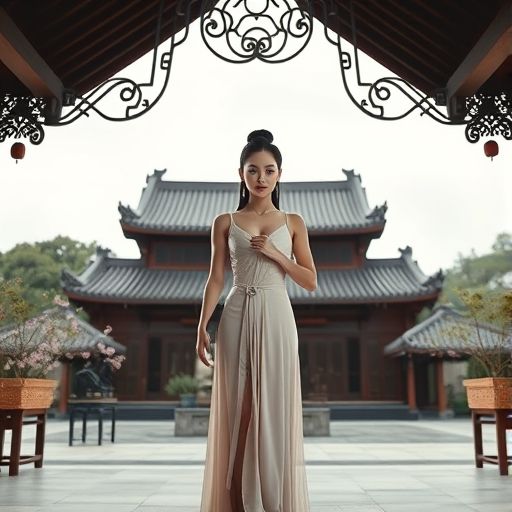 传统与现代融合的茶室空间