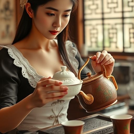 茶艺师优雅动作