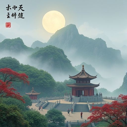 茶桌上摆放精致茶具的温馨场景
