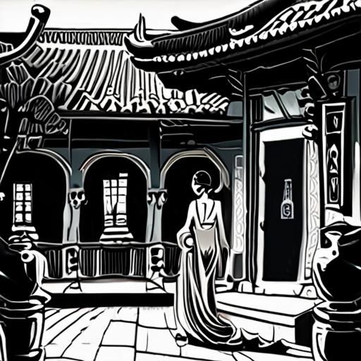 茶室庭院展现静谧氛围