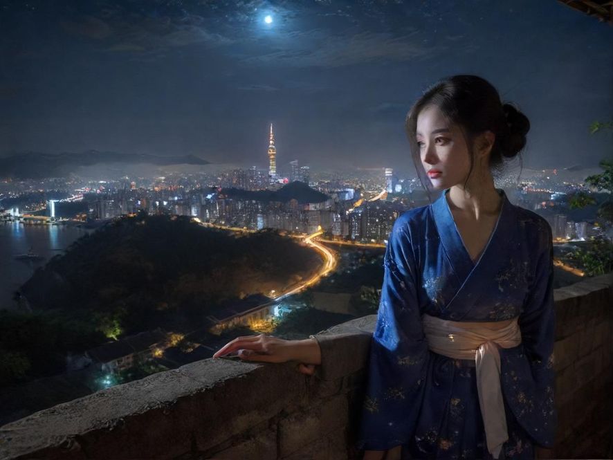 手机屏幕上显示着一个活跃的深圳桑拿会所论坛页面，背景是模糊的城市夜景。