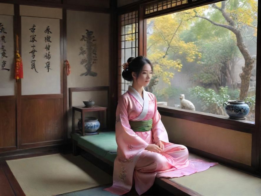 广州品茶阁qm的茶艺师风采