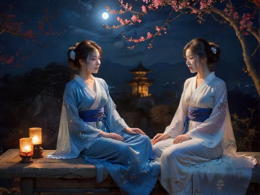 奢华夜总会内景，暖色调灯光营造出舒适氛围，柔软的沙发和精致的装饰品。