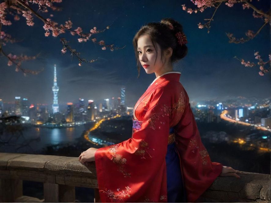 深圳繁华夜景