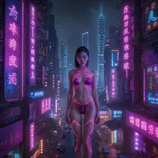 广州夜晚的都市风情