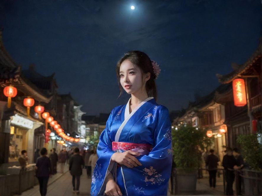 深圳繁华的夜景