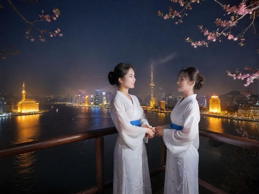 深圳顶级私人会所的奢华大堂，夜晚灯光璀璨，展现电影般的质感。