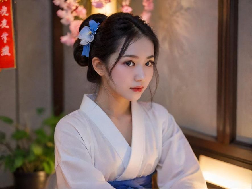 广州夜场佳丽在温馨灯光下的会所休息室场景