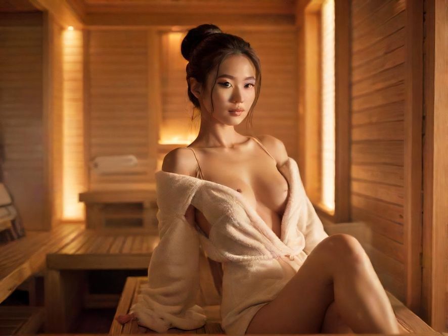 舒适的桑拿休息空间