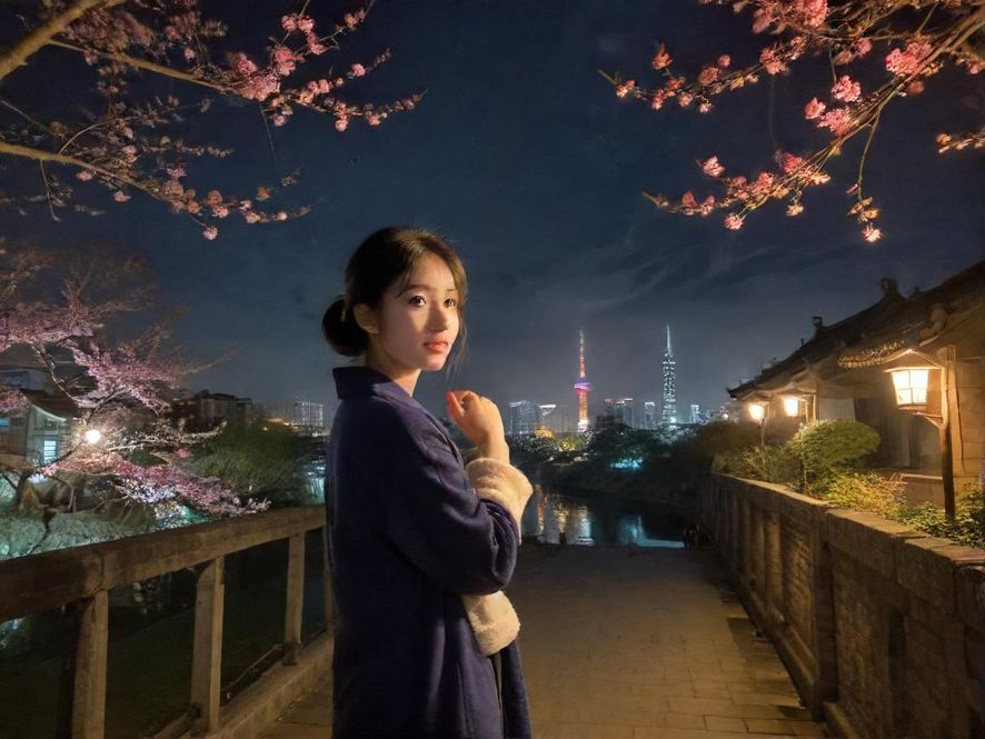 夜场会所霓虹灯光夜景
