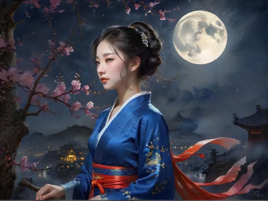 东莞夜色下的城市一角