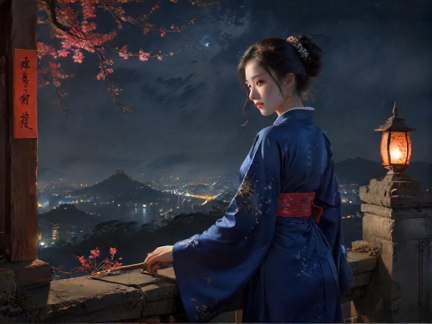 广州夜色下的都市探索