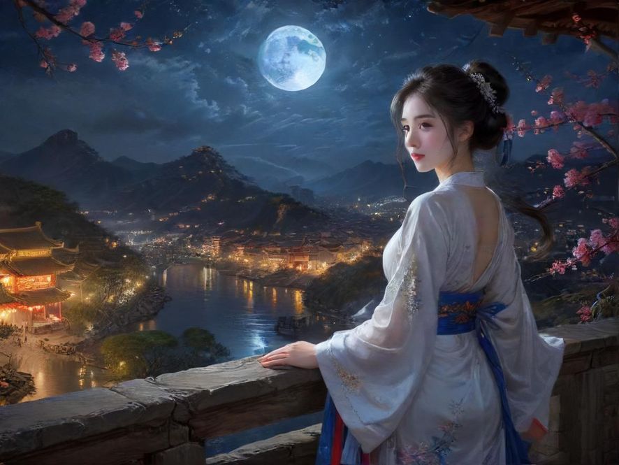 广州夜色下的休闲场所入口