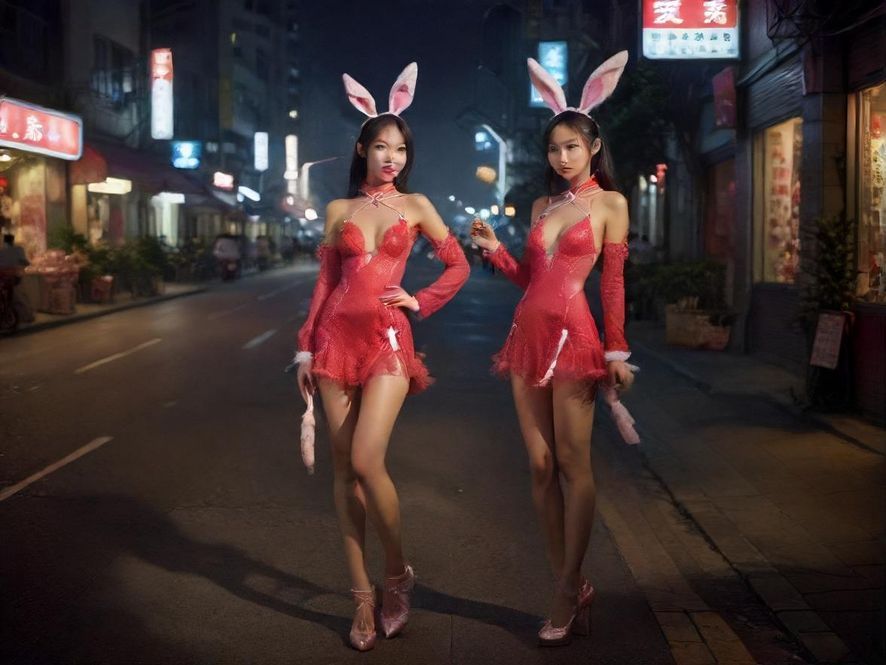深圳城市夜景一角