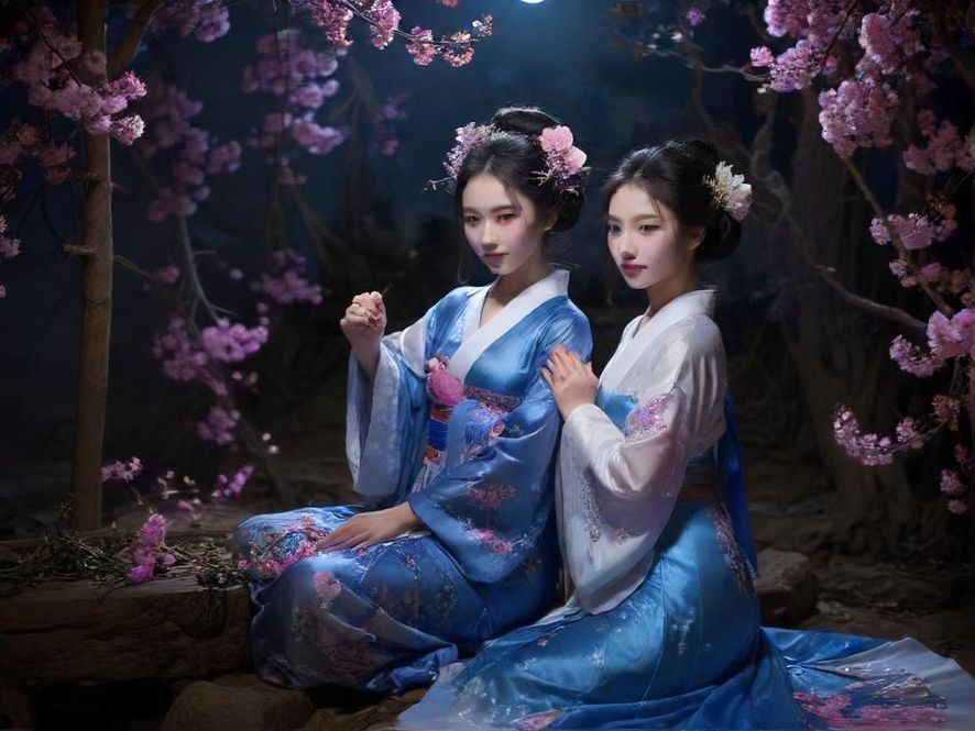 深圳老师花社区夜场娱乐炫彩灯光实景