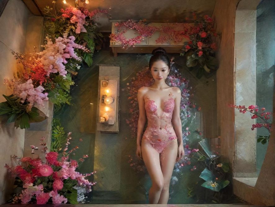 广州百花丛桑拿会所的豪华spa环境