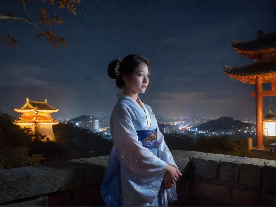 广州桑拿会所夜景外观展示