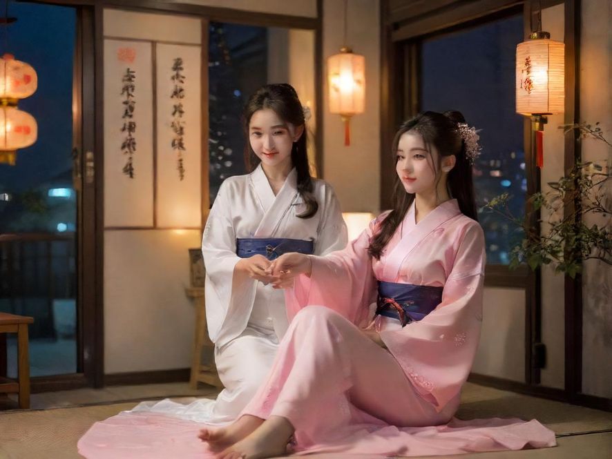 夜场桑拿会所夜色氛围