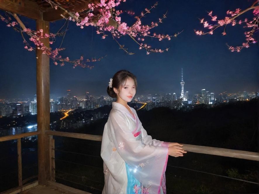 深圳夜场会所夜景外观
