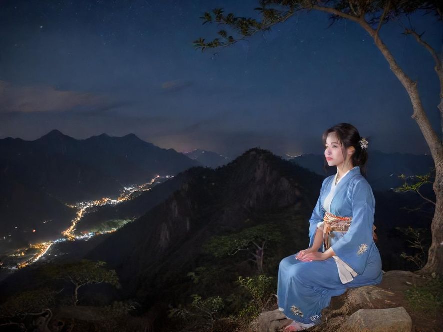 温州茶山大学城夜景