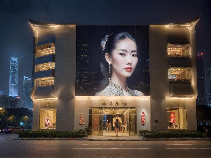 深圳犬马之家qm夜景外观展示