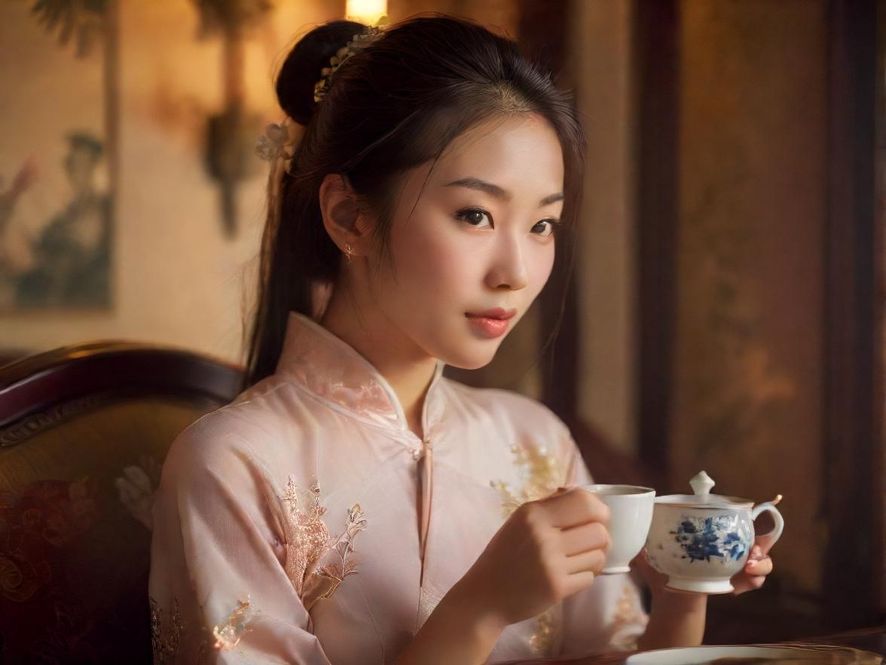 深圳高端品茶丝袜小姐姐优雅形象