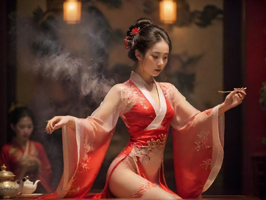 深圳茶艺表演现场
