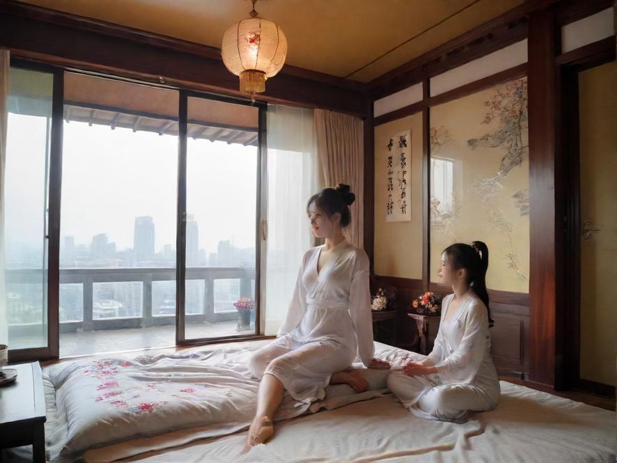 舒适的按摩房内部