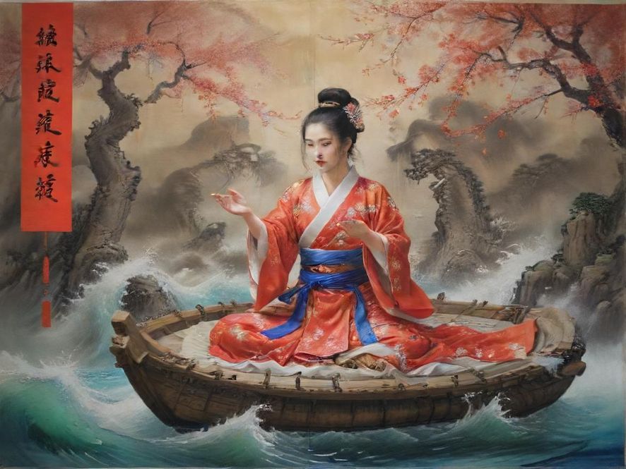 修车大队成员在天空之镜合影